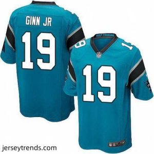 Enchanting Nike Panthers #19 Ted Ginn Jr Blue Alternate Stitched NFL Elite Jersey