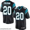Suave Nike Panthers #20 Kurt Coleman Black Team Color Mens Stitched NFL Elite Jersey