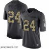 Suave Nike Panthers #24 James Bradberry Black Mens Stitched NFL Limited 2016 Salute to Service Jersey