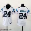 Enchanting Nike Panthers #24 Josh Norman White Womens Stitched NFL Elite Jersey