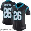 Enchanting Nike Panthers #26 Donte Jackson Black Team Color Womens Stitched NFL Vapor Untouchable Limited Jersey