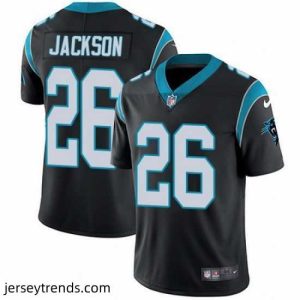 Magnificent Nike Panthers #26 Donte Jackson Black Team Color Stitched NFL Vapor Untouchable Limited Jersey