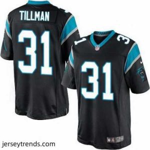Captivating Nike Panthers #31 Charles Tillman Black Team Color Mens Stitched NFL Elite Jersey