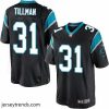 Brilliant Nike Panthers #31 Charles Tillman Black Team Color Mens Stitched NFL Elite Jersey