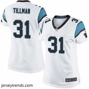 Suave Nike Panthers #31 Charles Tillman White Team Color Stitched NFL Jersey