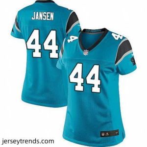 Brilliant Nike Panthers #44 J.J. Jansen BlueTeam Color Stitched NFL Jersey