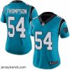Suave Nike Panthers #54 Shaq Thompson Blue Alternate Womens Stitched NFL Vapor Untouchable Limited Jersey