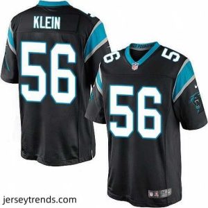 Brilliant Nike Panthers #56 A.J. Klein Black Team Color Mens Stitched NFL Elite Jersey