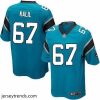 Captivating Nike Panthers #67 Ryan Kalil Blue Alternate Stitched NFL Elite Jersey