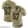 Brilliant Nike Panthers #67 Ryan Kalil Camo Stitched NFL Limited 2018 Salute to Service Jersey