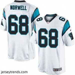 Suave Nike Panthers #68 Andrew Norwell White Team Color Mens Stitched NFL Elite Jersey