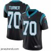 Brilliant Nike Panthers #70 Trai Turner Black Team Color Stitched NFL Vapor Untouchable Limited Jersey