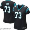 Enchanting Nike Panthers #73 Michael Oher Black Team Color Stitched NFL Jersey