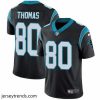 Suave Nike Panthers 80 Ian Thomas Black Vapor Untouchable Limited Jersey