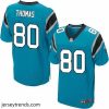 Suave Nike Panthers #80 Ian Thomas Blue Alternate Mens Stitched NFL Elite Jersey