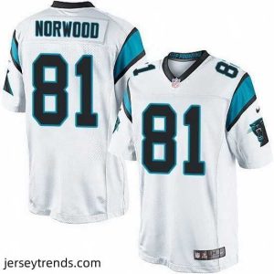 Exquisite Nike Panthers #81 Kevin Norwood White Team Color Mens Stitched NFL Elite Jersey