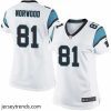 Suave Nike Panthers #81 Kevin Norwood White Team Color Stitched NFL Jersey