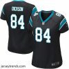 Brilliant Nike Panthers #84  ED Dickson Black Team Color Stitched NFL Jersey