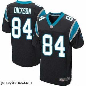 Brilliant Nike Panthers #84 Ed Dickson Black Team Color Mens Stitched NFL Elite Jersey