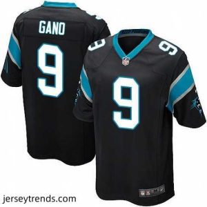 Striking Nike Panthers #9 Graham Gano Black Team Color Mens Stitched NFL Elite Jersey