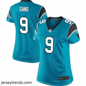 Magnificent Nike Panthers #9 Graham Gano Blue Team Color Stitched NFL Jersey