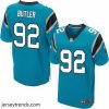 Suave Nike Panthers #92 Vernon Butler Blue Alternate Mens Stitched NFL Elite Jersey