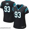 Brilliant Nike Panthers #93 Jason Trusnik Black Team Color Stitched NFL Jersey
