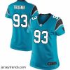Enchanting Nike Panthers #93 Jason Trusnik Blue Team Color Stitched NFL Jersey