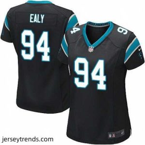 Magnificent Nike Panthers #94 Kony Ealy Black Team Color Stitched NFL Jersey