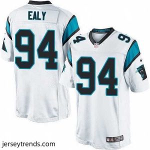Exquisite Nike Panthers #94 Kony Ealy White Team Color Mens Stitched NFL Elite Jersey