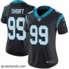 Brilliant Nike Panthers #99 Kawann Short Black Team Color Womens Stitched NFL Vapor Untouchable Limited Jersey