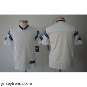 Magnificent Nike Carolina Panthers Blank White Color[Limited Jerseys]