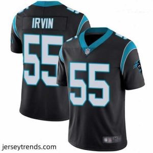 Exquisite Panthers 55 Bruce Irvin Black Team Color Stitched Football Vapor Untouchable Limited Jersey