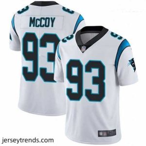 Suave Panthers 93 Gerald McCoy White Stitched Football Vapor Untouchable Limited Jersey