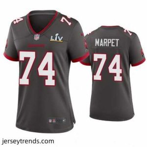 Suave Ali Marpet Buccaneers Pewter Super Bowl Lv Game Jersey