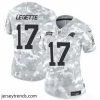 Exquisite Carolina Panthers 17 Xavier Legette 2024 F.U.S.E Arctic Camo Salute To Service Limited Stitched Football Jersey