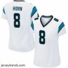Brilliant Carolina Panthers #8 Jaycee Horn White Stitched Football Limited Jersey