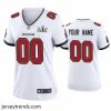 Exquisite Custom Buccaneers White Super Bowl Lv Game Jersey