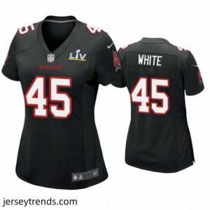 Magnificent Devin White Buccaneers Black Super Bowl Lv Game Fashion Jersey
