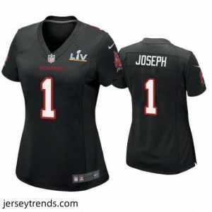 Striking Greg Joseph Buccaneers Black Super Bowl Lv Game Fashion Jersey