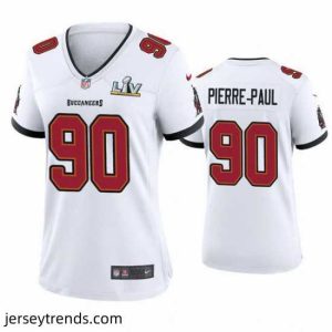 Enchanting Jason Pierre Paul Buccaneers White Super Bowl Lv Game Jersey