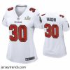 Suave Ke'Shawn Vaughn Buccaneers White Super Bowl Lv Game Fashion Jersey
