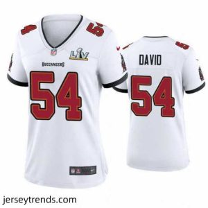 Suave Lavonte David Buccaneers White Super Bowl Lv Game Jersey