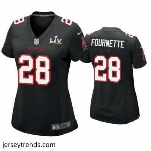Enchanting Leonard Fournette Buccaneers Black Super Bowl Lv Game Fashion Jersey