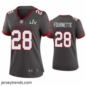 Enchanting Leonard Fournette Buccaneers Pewter Super Bowl Lv Game Jersey