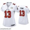 Suave Mike Evans Buccaneers White Super Bowl Lv Game Fashion Jersey