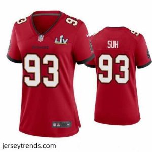 Striking Ndamukong Suh Buccaneers Red Super Bowl Lv Game Jersey