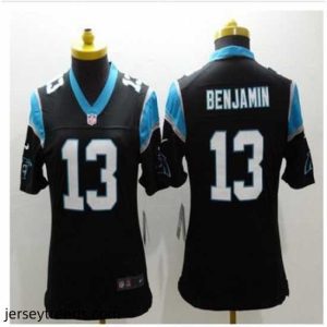 Brilliant New Panthers #13 Kelvin Benjamin Black Team Color Stitched NFL Limited Jersey
