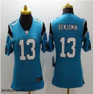 Suave New Panthers #13 Kelvin Benjamin Blue Alternate Stitched NFL Limited Jersey