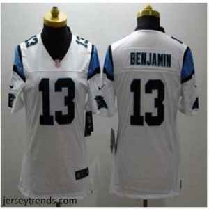 Brilliant New Panthers #13 Kelvin Benjamin White Stitched NFL Limited Jersey
